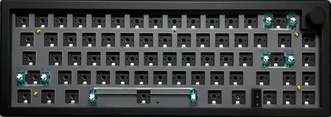 Black GMK67 Gasket Mount Mechanical Keyboard