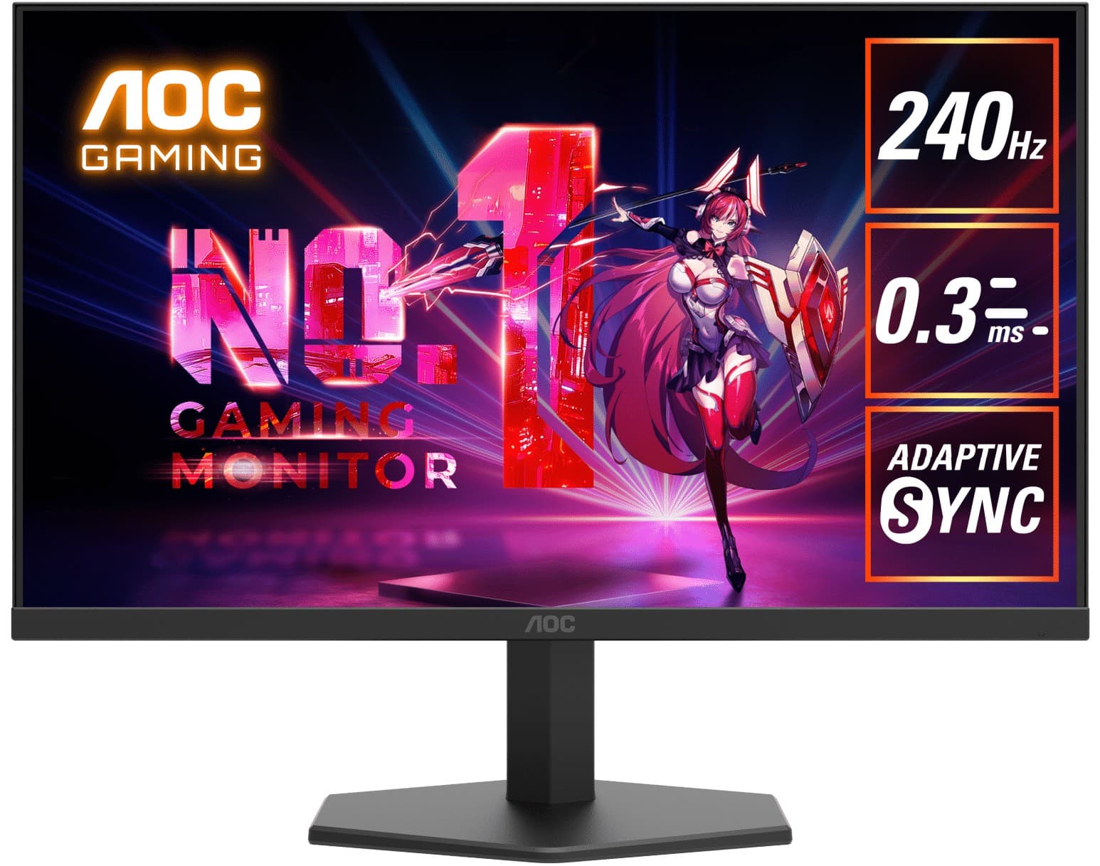 AOC 27G11ZE2 27" FHD 240Hz Fast IPS Gaming Monitor